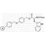 Na-Fmoc-L-tryptophan 4-alkoxybenzyl alcohol resin|01918