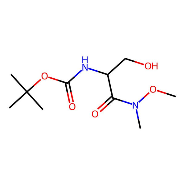 Tert-butyl (S)-(3-hydroxy-1-(methoxy(methyl)amino)-1-oxopropan-2-yl)carbamate|CS-0145221|122709-20-0