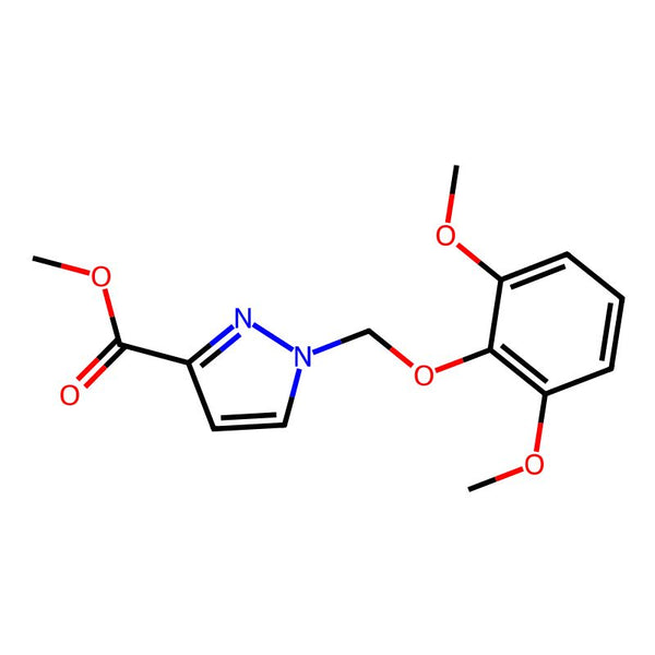 Methyl 1-((2,6-dimethoxyphenoxy)methyl)-1h-pyrazole-3-carboxylate|CS-0302193|1001499-95-1