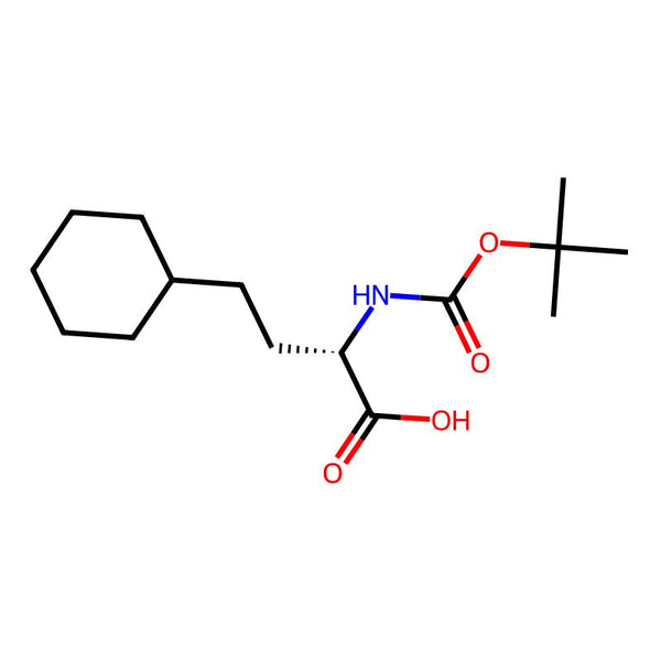 (S)-2-((tert-Butoxycarbonyl)amino)-4-cyclohexylbutanoic acid|CS-0372317|143415-51-4