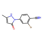 2-Bromo-4-(5-hydroxy-3-methyl-1H-pyrazol-1-yl)benzonitrile, 95%|07-0171|1008520-71-5