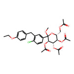 (3R,4S,5R,6R)-6-(acetoxymethyl)-2-(4-chloro-3-(4-ethoxybenzyl)phenyl)-2-methoxytetrahydro-2H-pyran-3,4,5-triyl triacetate|CS-0009475|461432-28-0