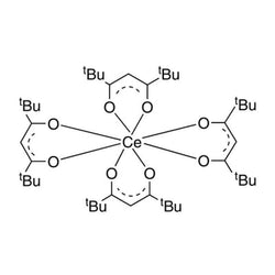 Tetrakis(2,2,6,6-tetramethyl-3,5-heptanedionato)cerium(IV), min. 97% (99.9%-Ce) (REO) [Ce(TMHD)4]|58-5000|18960-54-8