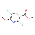 Methyl 2-chloro-5-fluoro-6-methoxypyridine-3-carboxylate|CS-0040077|959616-64-9