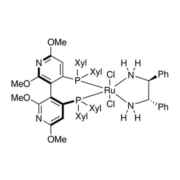 Dichloro[(S)-(-)-2,2',6,6'-tetramethoxy-4,4'-bis(di(3,5-xylyl)phosphino)-3,3'-bipyridine][(1S,2S)-(-)-1,2-diphenylethylenediamine]ruthenium(II), min. 95%|44-0391|821793-37-7