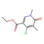 ethyl 4-chloro-1,5-dimethyl-6-oxo-1,6-dihydropyridine-3-carboxylate|CS-0061583|853109-70-3