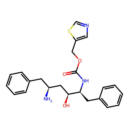 (2S,3S,5S)-5-Amino-2-(N-((5-thiazolyl)-methoxycarbonyl) amino)-1,6-diphenyl-3-hydroxyhexane, 95%|769433|144164-11-4