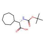(S)-2-((tert-Butoxycarbonyl)amino)-2-cycloheptylacetic acid|CS-0055760|1228542-19-5