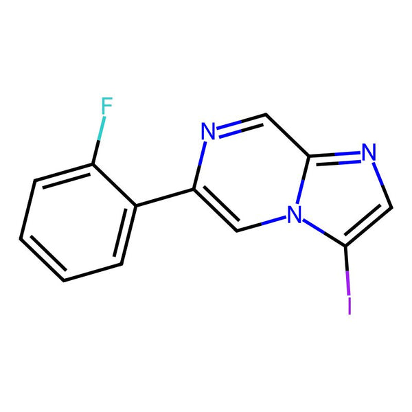 6-(2-Fluorophenyl)-3-iodoimidazo[1,2-a]pyrazine, 95%|07-0594|2988311-52-8