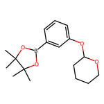 4,4,5,5-tetramethyl-2-(3-((tetrahydro-2H-pyran-2-yl)oxy)phenyl)-1,3,2-dioxaborolane|CS-W012103|850568-69-3