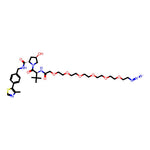(2S,4R)-1-((S)-23-Azido-2-(tert-butyl)-4-oxo-6,9,12,15,18,21-hexaoxa-3-azatricosanoyl)-4-hydroxy-N-(4-(4-methylthiazol-5-yl)benzyl)pyrrolidine-2-carboxamide|CS-0254319|2086298-71-5