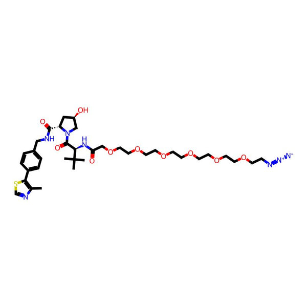 (2S,4R)-1-((S)-23-Azido-2-(tert-butyl)-4-oxo-6,9,12,15,18,21-hexaoxa-3-azatricosanoyl)-4-hydroxy-N-(4-(4-methylthiazol-5-yl)benzyl)pyrrolidine-2-carboxamide|CS-0254319|2086298-71-5