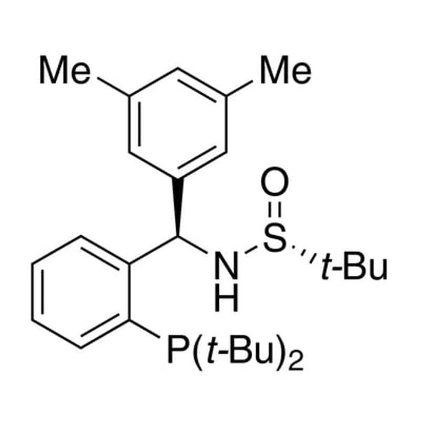 [S(R)]-N-[(R)-3,5-Dimethylphenyl)[2-(di-tert-butylphosphino)phenyl]methyl]-2-methyl-2-propanesulfinamide, 95%|15-0202