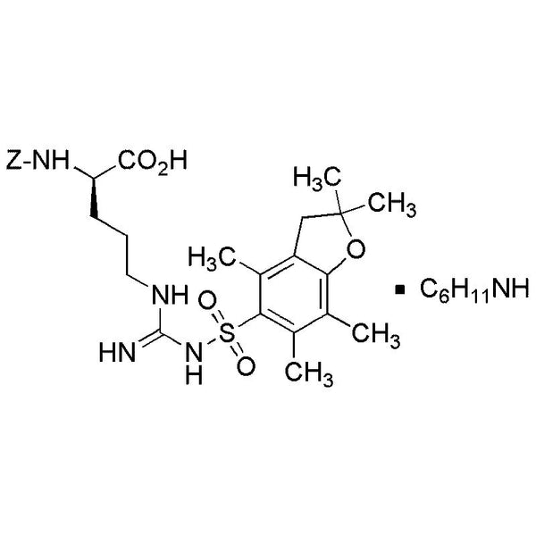 Na-Z-Nw-(2,2,4,6,7-pentamethyldihydrobenzofuran-5-sulfonyl)-D-arginine cyclohexylammonium salt|06423|200191-00-0