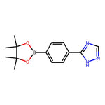 3-[4-(Tetramethyl-1,3,2-dioxaborolan-2-yl)phenyl]-4H-1,2,4-triazole|CS-0177116|2377610-67-6