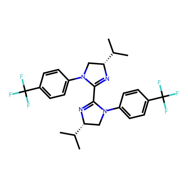 (4S,4'S)-4,4'-Diisopropyl-1,1'-bis(4-(trifluoromethyl)phenyl)-4,4',5,5'-tetrahydro-1H,1'H-2,2'-biimidazole|CS-0436579|2374958-84-4