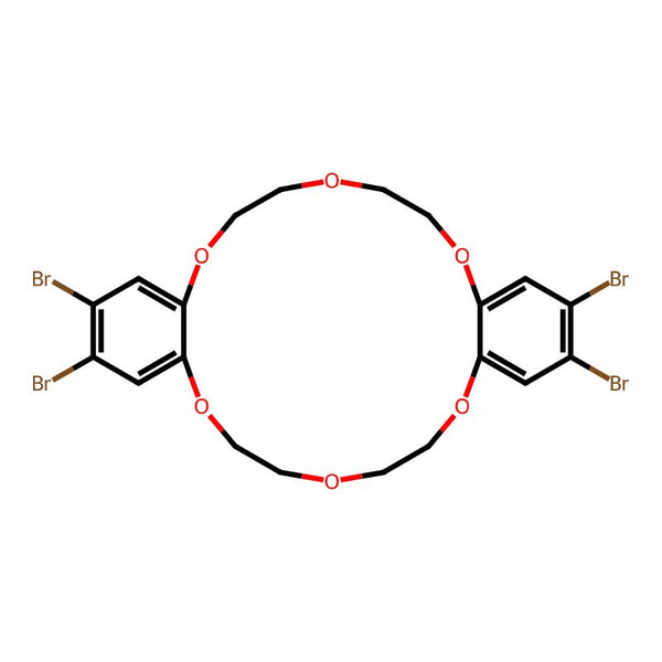 2,3,13,14-Tetrabromo-6,7,9,10,17,18,20,21-octahydrodibenzo[b,k][1,4,7,10,13,16]hexaoxacyclooctadecine|CS-0110697|40100-11-6
