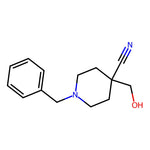 1-Benzyl-4-(hydroxymethyl)piperidine-4-carbonitrile|CS-M1269|162686-53-5