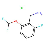 (2-(Difluoromethoxy)-6-fluorophenyl)methanamine hydrochloride|CS-0103458|1354951-46-4