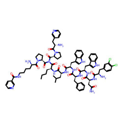 (D-Lys(nicotinoyl)1,β-(3-pyridyl)-Ala3,3,4-dichloro-D-Phe5,Asn6,D-Trp7·9,Nle11)-Substance P|CPTD787713|129176-97-2