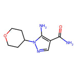 5-Amino-1-(tetrahydro-2H-pyran-4-yl)-1H-pyrazole-4-carboxamide|CS-M0341|1082745-50-3