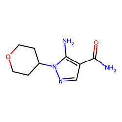 5-Amino-1-(tetrahydro-2H-pyran-4-yl)-1H-pyrazole-4-carboxamide|CS-M0341|1082745-50-3
