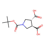Rac-(3r,4r)-1-[(tert-butoxy)carbonyl]pyrrolidine-3,4-dicarboxylic acid|CS-0215504|1807916-65-9