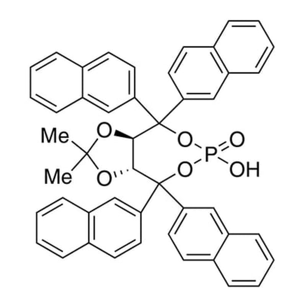 (3aR,8aR)-Tetrahydro-6-hydroxy-2,2-dimethyl-4,4,8,8-tetra-2-naphthalenyl-6-oxide-1,3-dioxolo[4,5-e][1,3,2]dioxaphosphepin, 98%, (99% ee)|15-8602|952649-50-2