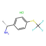 (R)-1-(4-((Trifluoromethyl)thio)phenyl)ethan-1-amine hydrochloride|CS-0101656|1800240-39-4