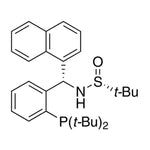 [S(R)]-N-[(S)-2-(Di-tert-butylphosphino)phenyl]-1-naphthalenylmethyl]-2-methyl-2-propanesulfinamide, 95%|15-0189