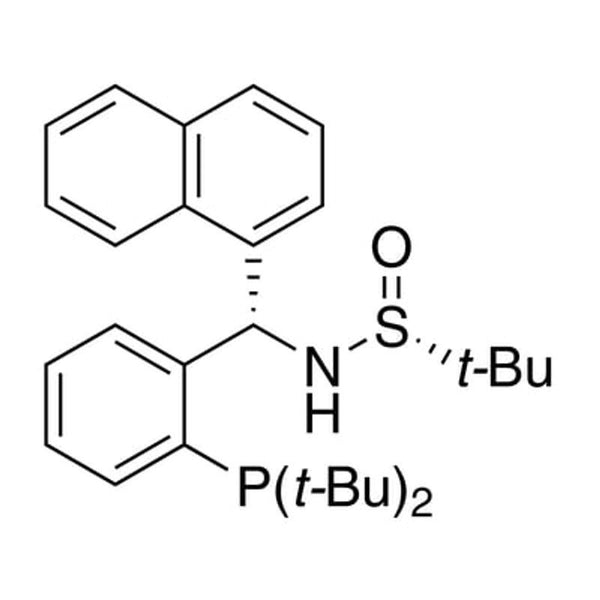 [S(R)]-N-[(S)-2-(Di-tert-butylphosphino)phenyl]-1-naphthalenylmethyl]-2-methyl-2-propanesulfinamide, 95%|15-0189