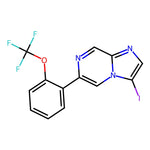 3-Iodo-6-(2-(trifluoromethoxy)phenyl)imidazo[1,2-a]pyrazine, 95%|07-0591|2988144-04-1