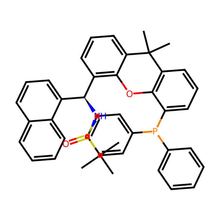 [S(R)]-N-[(S)-(1-Naphthalenyl)[5-(diphenylphosphino)-9,9-dimethyl-9H-xanthen-4-yl]methyl]-2-methyl-2-propanesulfinamide, 95%|9222998|2565792-60-9
