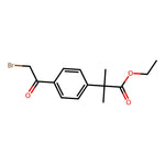 Ethyl 2-(4-(2-bromoacetyl)phenyl)-2-methylpropanoate|CS-0255304|1645268-51-4