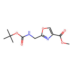 Methyl 2-({[(tert-butoxy)carbonyl]amino}methyl)-1,3-oxazole-4-carboxylate|CS-0236621|182120-89-4