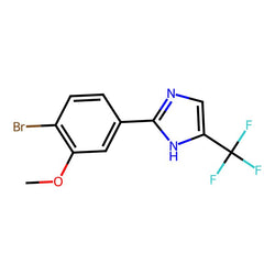 2-(4-Bromo-3-methoxyphenyl)-4-(trifluoromethyl)-1H-imidazole, 95%|07-0611|2968394-98-9