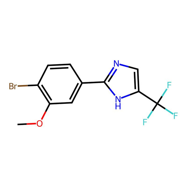 2-(4-Bromo-3-methoxyphenyl)-4-(trifluoromethyl)-1H-imidazole, 95%|07-0611|2968394-98-9