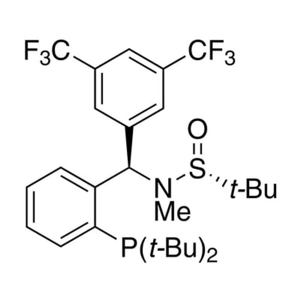 [S(R)]-N-[(R)-3,5-Bis(trifluoromethyl)phenyl)[2-(di-tert-butylphosphino)phenyl]methyl]-N,2-dimethyl-2-propanesulfinamide, 95%|15-0209