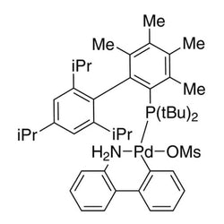 Methanesulfonato(2-di-t-butylphosphino-3,4,5,6-tetramethyl-2',4',6'-tri-i-propylbiphenyl)(2'-amino-1,1'-biphenyl-2-yl)palladium(II),  min. 95% [Me4 t-ButylXPhos Palladacycle Gen. 3]|46-2163|1507403-85-1