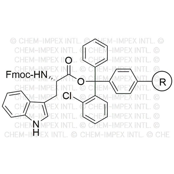 Na-Fmoc-L-tryptophan-2-chlorotrityl resin (0.3 - 0.8 meq/g, 200 - 400 mesh)|06804