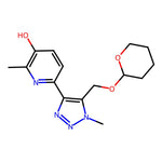 2-Methyl-6-(1-methyl-5-(((tetrahydro-2H-pyran-2-yl)oxy)methyl)-1H-1,2,3-triazol-4-yl)pyridin-3-ol|CS-0103431|2170129-05-0