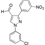 1-(3-Chlorophenyl)-3-(3-nitrophenyl)-1H-pyrazole-4-carbaldehyde|25443|618101-71-6