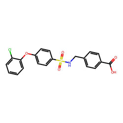 4-(((4-(2-Chlorophenoxy)phenyl)sulfonamido)methyl)benzoic acid|CS-0071212|727689-54-5