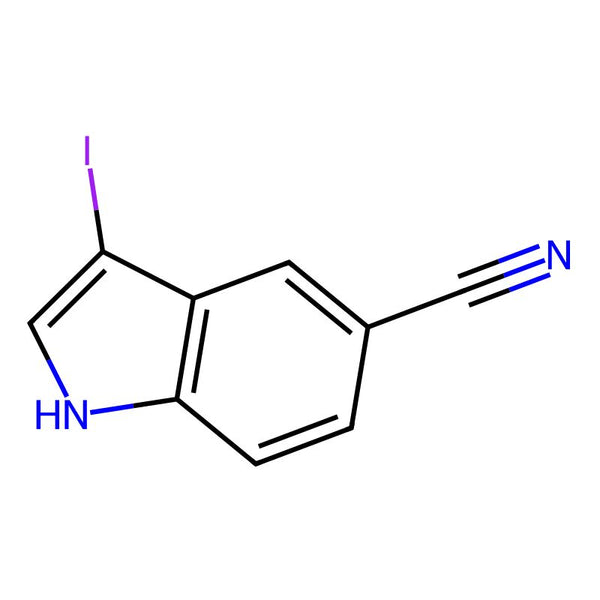 3-Iodo-1H-indole-5-carbonitrile|CS-W021940|1092114-59-4