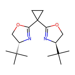 (4R,4'R)-2,2'-(Cyclopropane-1,1-diyl)bis(4-(tert-butyl)-4,5-dihydrooxazole)|CS-0104004|2634687-87-7