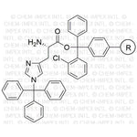 Nim-Trityl-L-histidine-2-chlorotrityl resin (0.3 - 1.0 meq/g, 200 - 400 mesh)|03468