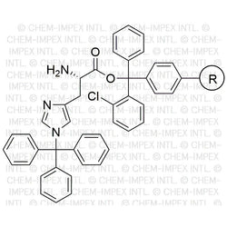 Nim-Trityl-L-histidine-2-chlorotrityl resin (0.3 - 1.0 meq/g, 200 - 400 mesh)|03468