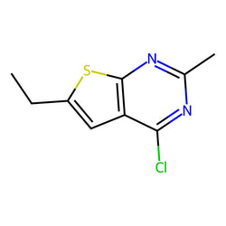 4-Chloro-6-ethyl-2-methylthieno[2,3-d]pyrimidine|CS-0250323|152998-85-1