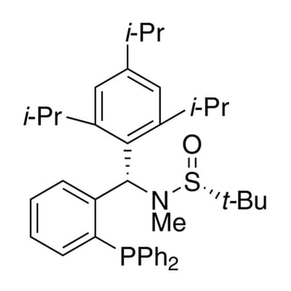 [S(R)]-N-((S)-(2-(Diphenylphosphino)phenyl)(2,4,6-triisopropylphenyl)methyl)-N,2-dimethyl-2-propanesulfinamide, 95%|15-8783