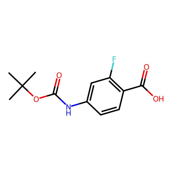 4-((tert-Butoxycarbonyl)amino)-2-fluorobenzoic acid|CS-0867761|1326229-56-4